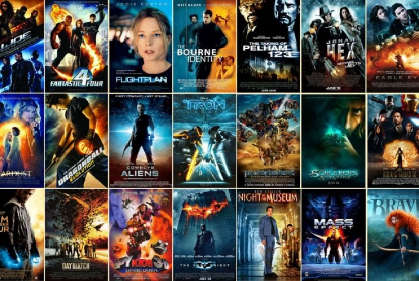Sólo hay 13 tipos de carteles de películas modernas, y aquí están Sólo hay 13 tipos de carteles de películas modernas, y aquí están
