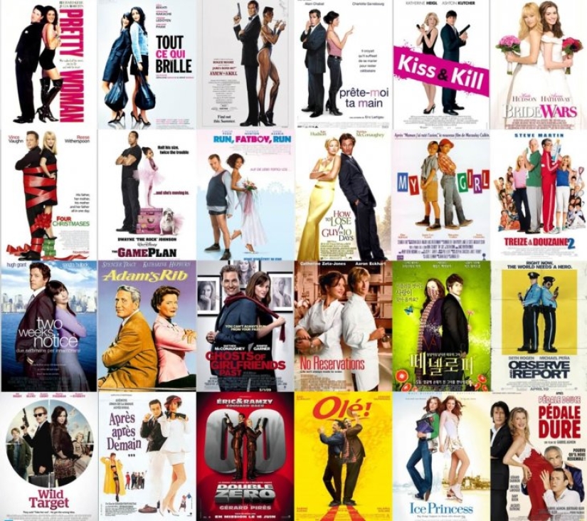 Sólo hay 13 tipos de carteles de películas modernas, y aquí están Sólo hay 13 tipos de carteles de películas modernas, y aquí están