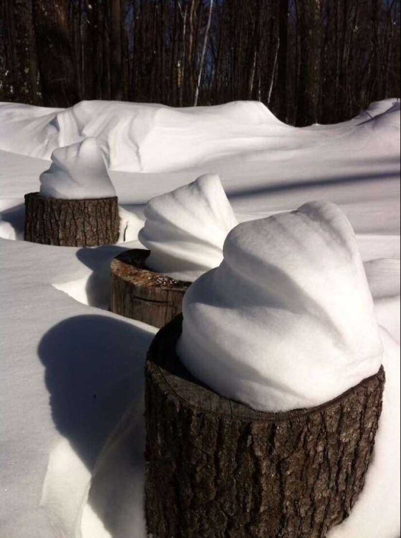 Snow wonders that you will see once in your life