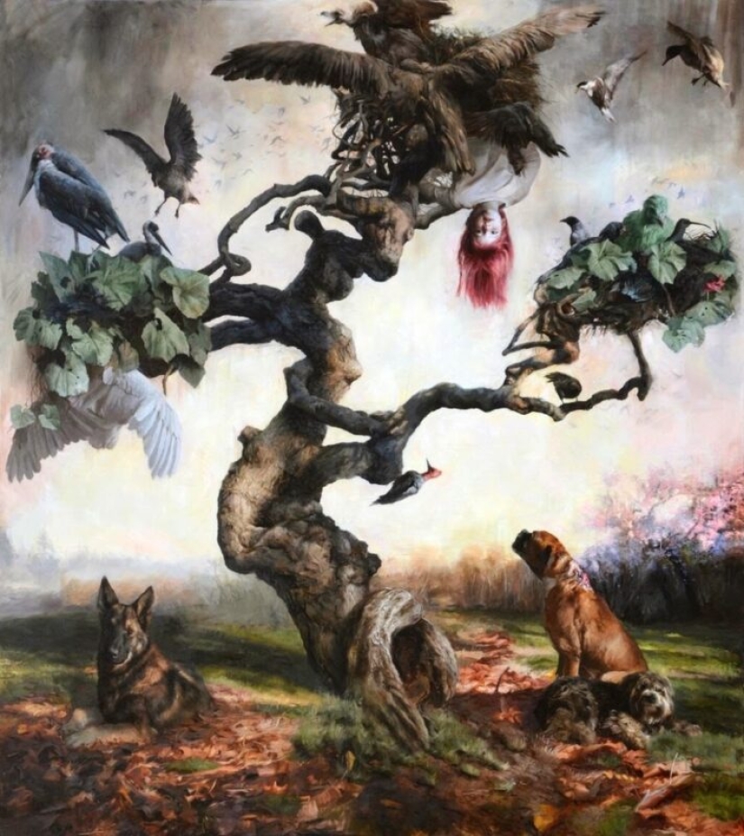 Sueños de la infancia y pesadillas en las pinturas de la artista Guillermo Lorca Sueños de la infancia y pesadillas en las pinturas de la artista Guillermo Lorca