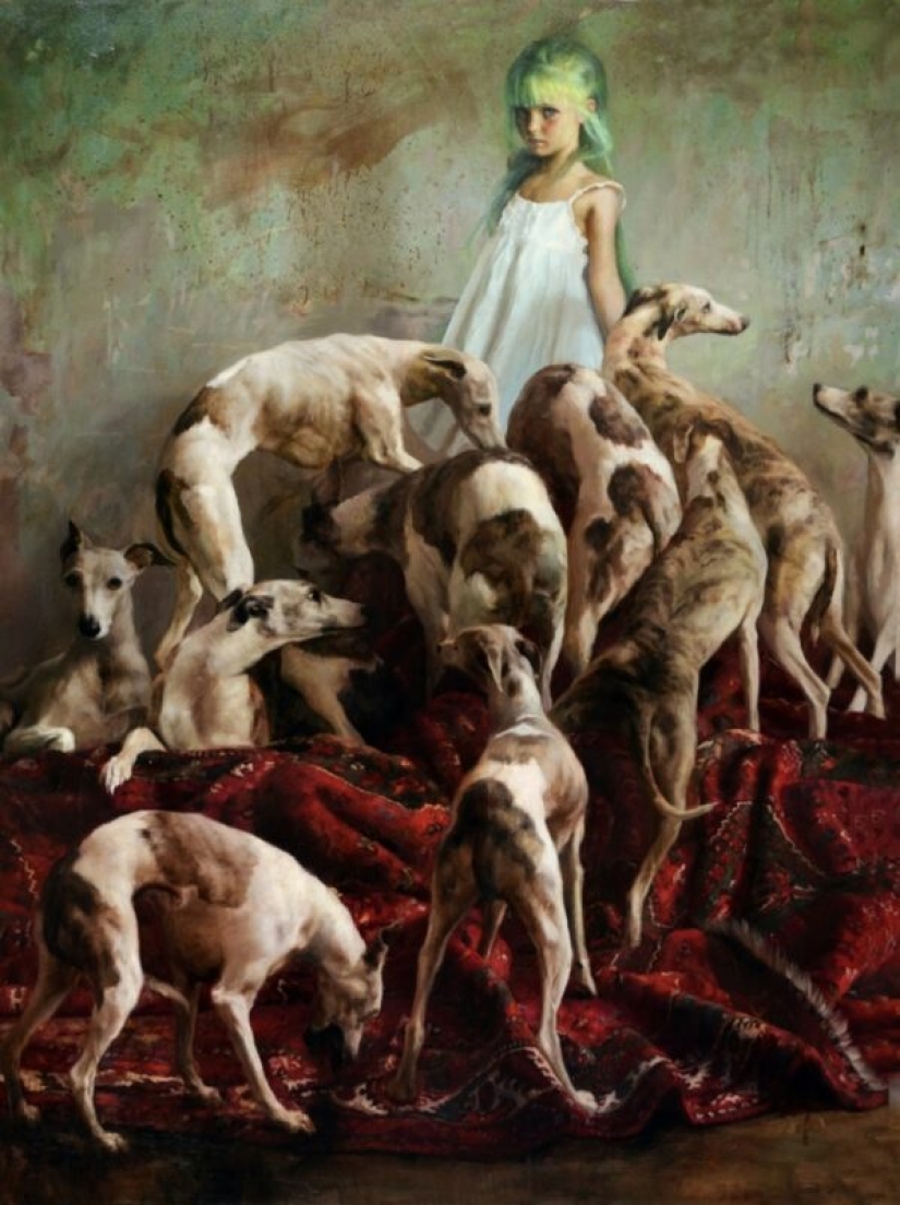 Sueños de la infancia y pesadillas en las pinturas de la artista Guillermo Lorca Sueños de la infancia y pesadillas en las pinturas de la artista Guillermo Lorca