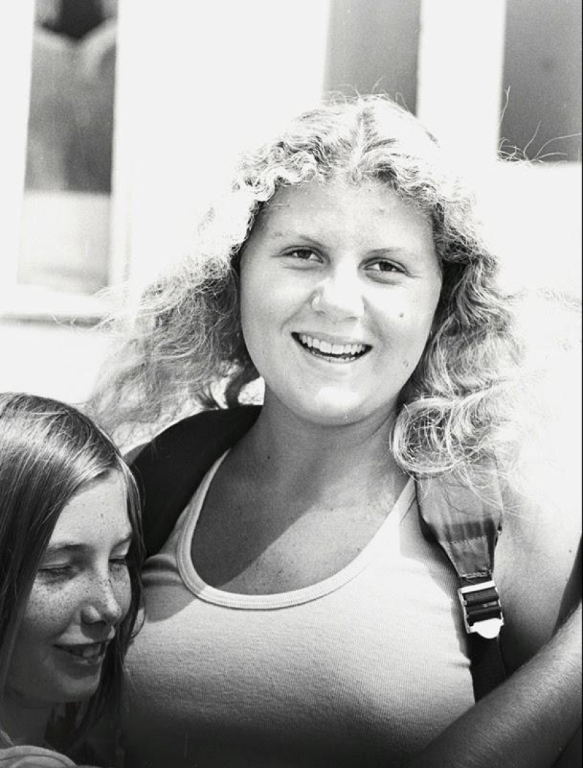 Teenagers on the beaches of California in the 1970s