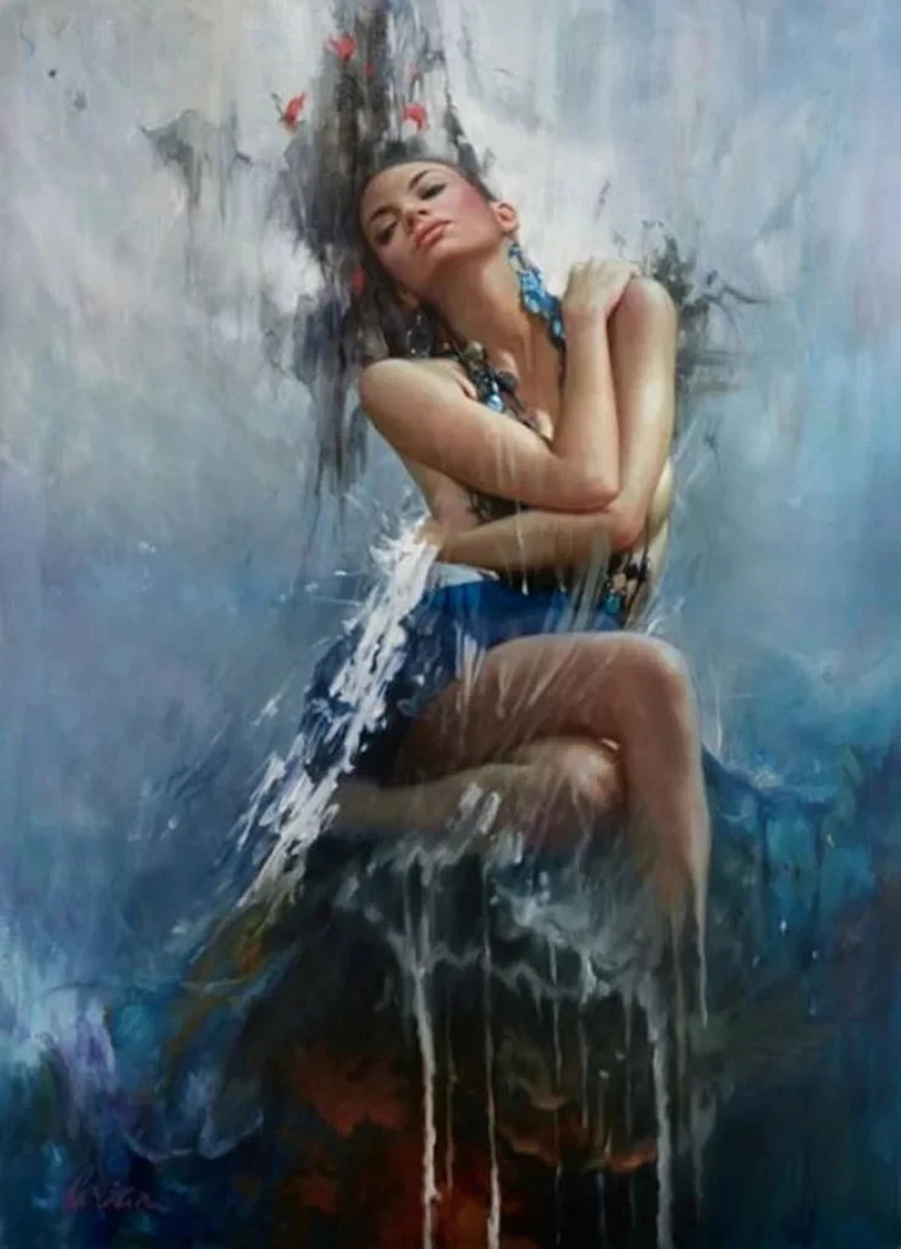 Tentación y ternura en las obras del ex monje, el artista Mark Arian