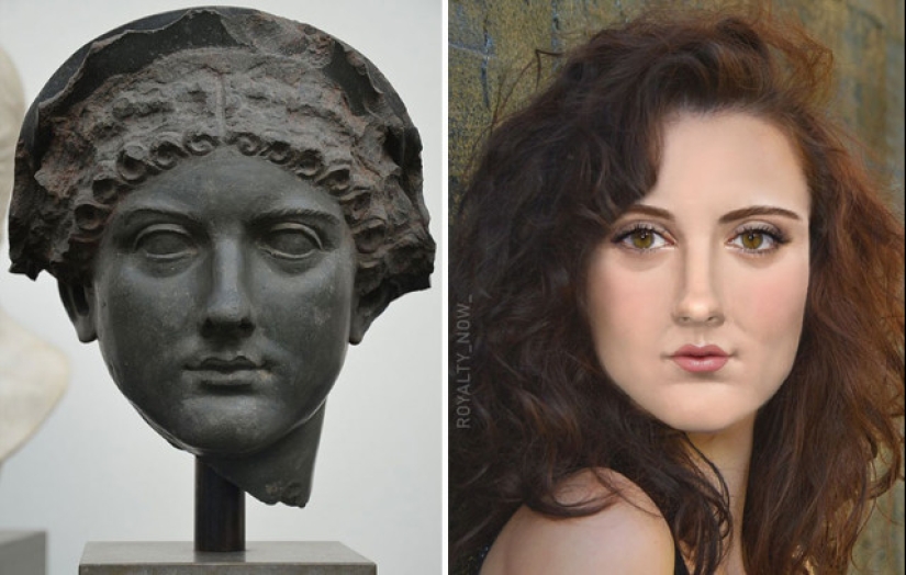 The artist showed what historical celebrities could be today The artist showed what historical celebrities could be today