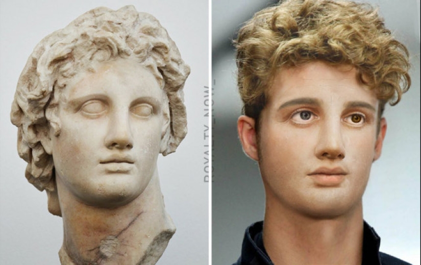 The artist showed what historical celebrities could be today The artist showed what historical celebrities could be today