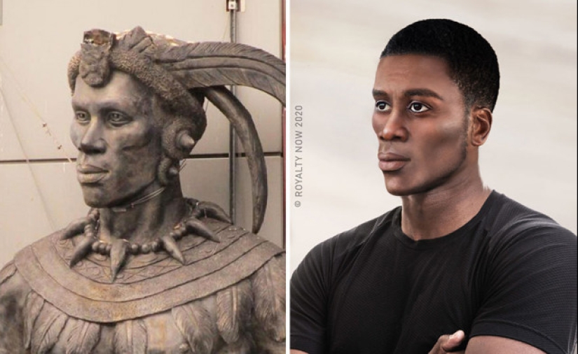 The artist showed what historical celebrities could be today The artist showed what historical celebrities could be today