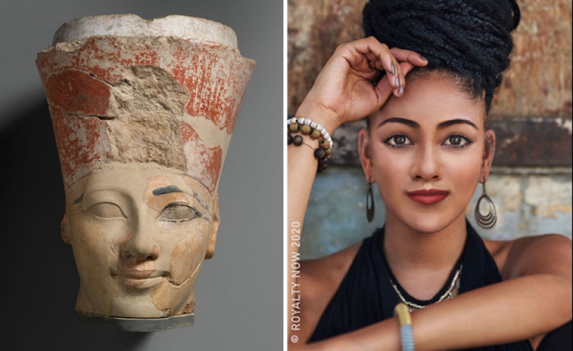 The artist showed what historical celebrities could be today The artist showed what historical celebrities could be today