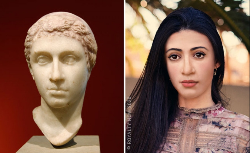 The artist showed what historical celebrities could be today The artist showed what historical celebrities could be today