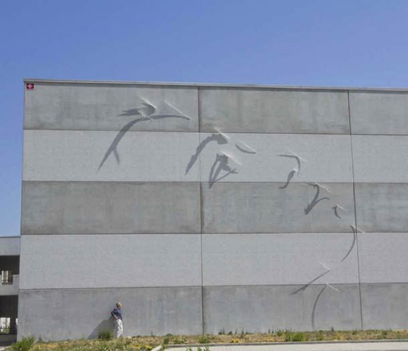 The artist who paints with shadows The artist who paints with shadows