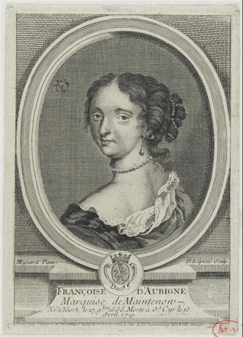 The Marquise de Maintenon-unofficial Queen of France, founder of the first girls ' school The Marquise de Maintenon-unofficial Queen of France, founder of the first girls ' school