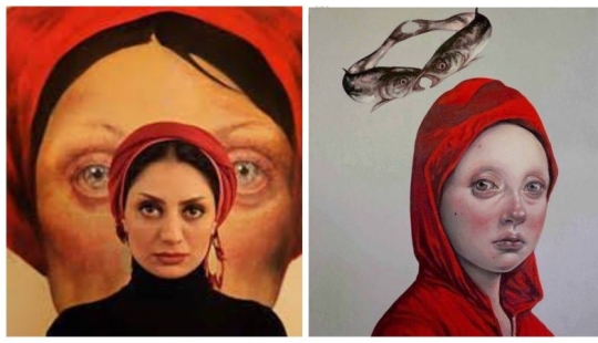 The power and the pain: soulful portraits of women Iranian artist Afarin Sajedi The power and the pain: soulful portraits of women Iranian artist Afarin Sajedi