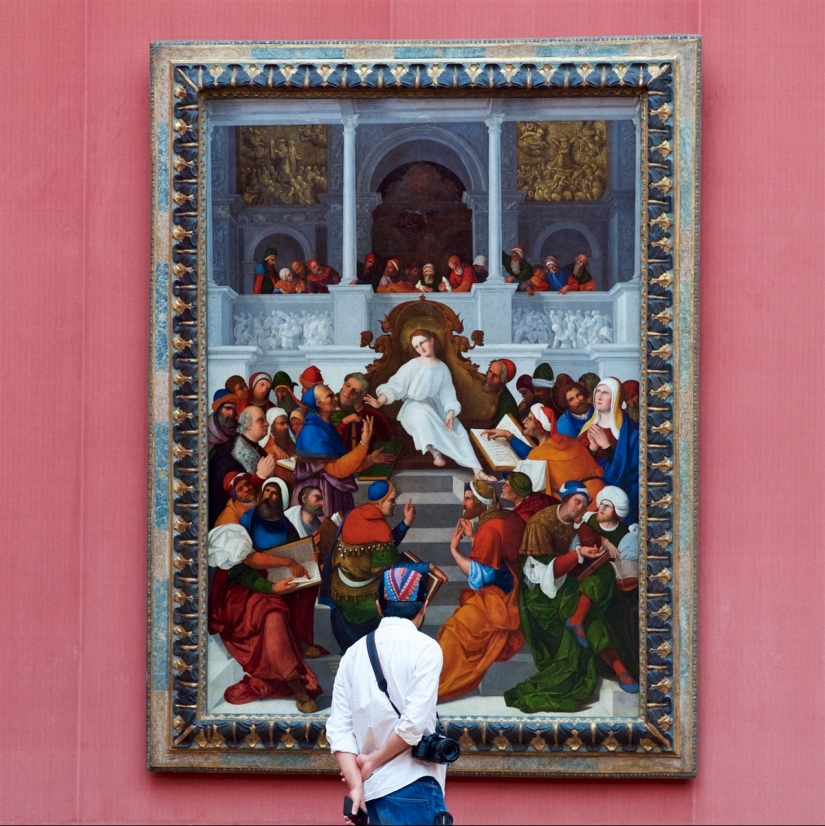 The project "People matching artworks" Austrian photographer Stefan Dragana The project "People matching artworks" Austrian photographer Stefan Dragana