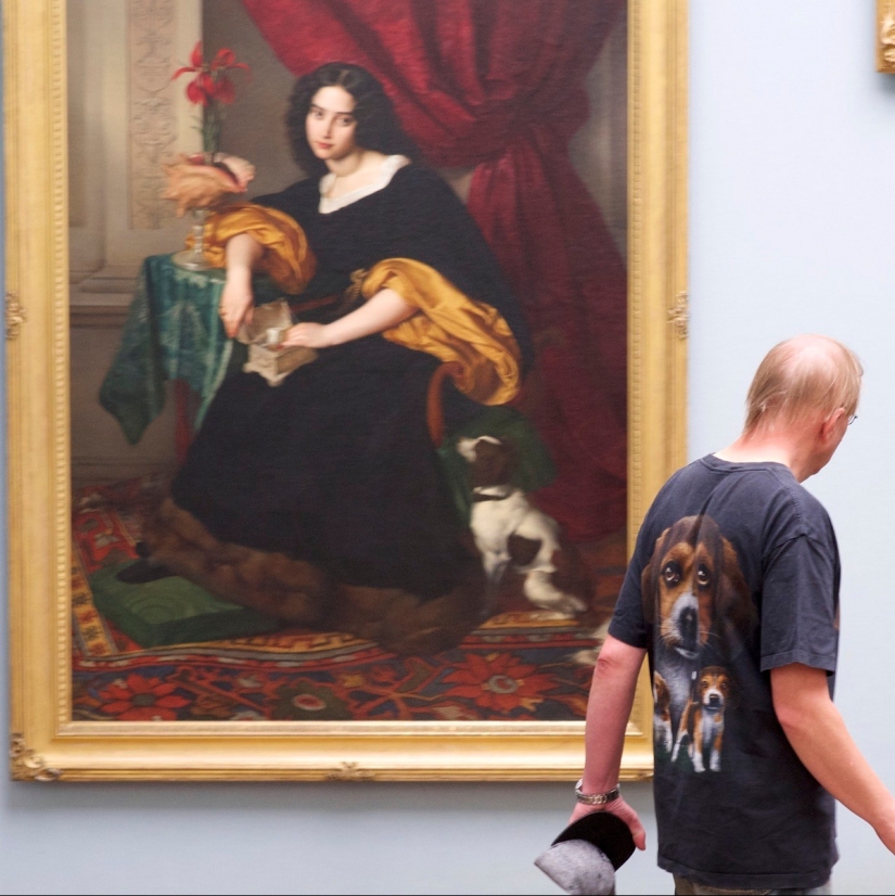 The project "People matching artworks" Austrian photographer Stefan Dragana The project "People matching artworks" Austrian photographer Stefan Dragana