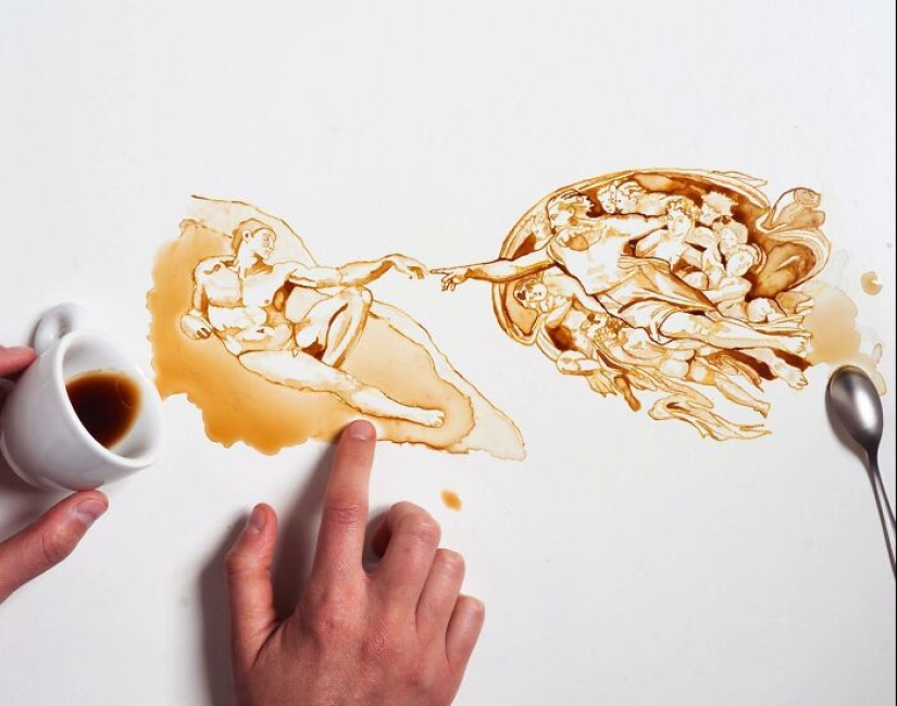 This Artist Creates Her Paintings Using Coffee, And Here Are Her 6 New Works