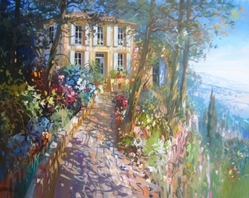 This artist paints pictures with sunbeams This artist paints pictures with sunbeams