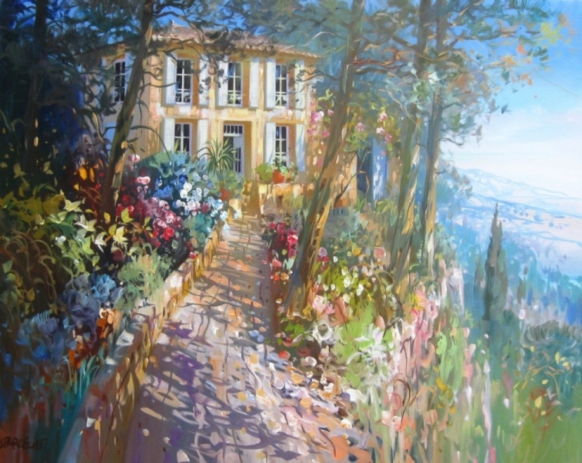 This artist paints pictures with sunbeams This artist paints pictures with sunbeams