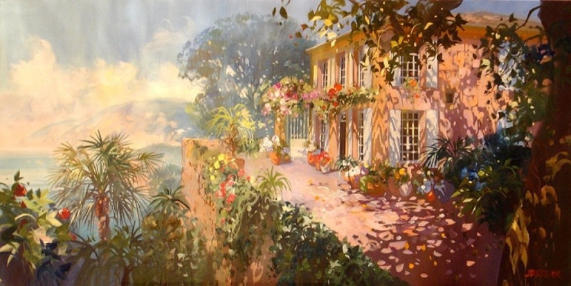 This artist paints pictures with sunbeams This artist paints pictures with sunbeams