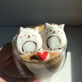 This Woman Creates Captivating Coffee Art And It’s Too Cute To Drink