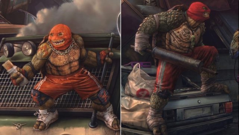 Tortugas Ninja Rusas Mutantes adolescentes de los años 90 según Evgeny Zubkov Tortugas Ninja Rusas Mutantes adolescentes de los años 90 según Evgeny Zubkov