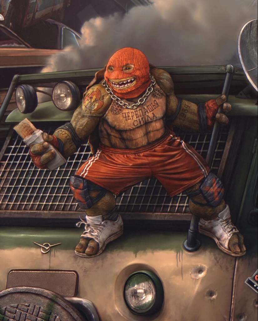 Tortugas Ninja Rusas Mutantes adolescentes de los años 90 según Evgeny Zubkov Tortugas Ninja Rusas Mutantes adolescentes de los años 90 según Evgeny Zubkov