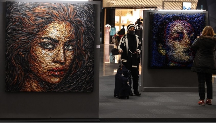 Trash masterpieces by Turkish artist Deniz Sagdych Trash masterpieces by Turkish artist Deniz Sagdych