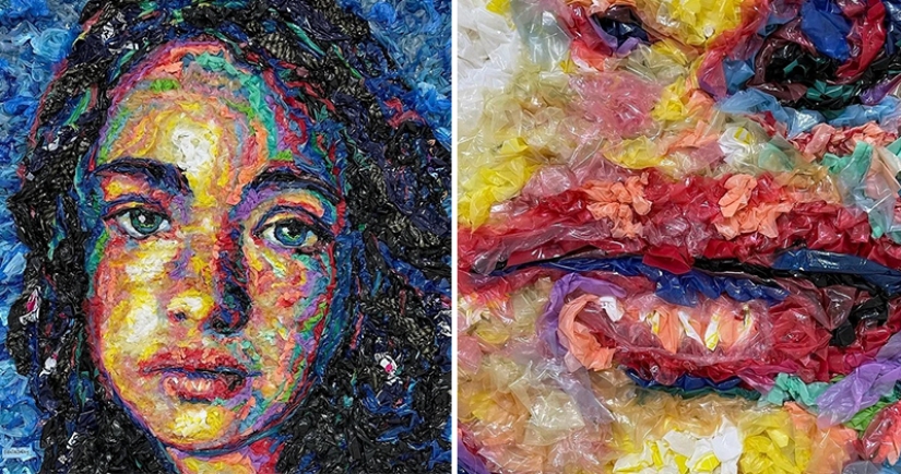 Trash masterpieces by Turkish artist Deniz Sagdych Trash masterpieces by Turkish artist Deniz Sagdych