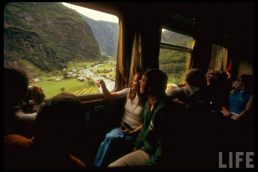 Traveling through Europe in 1970 by train