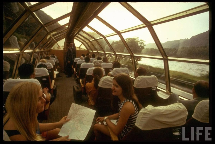 Traveling through Europe in 1970 by train