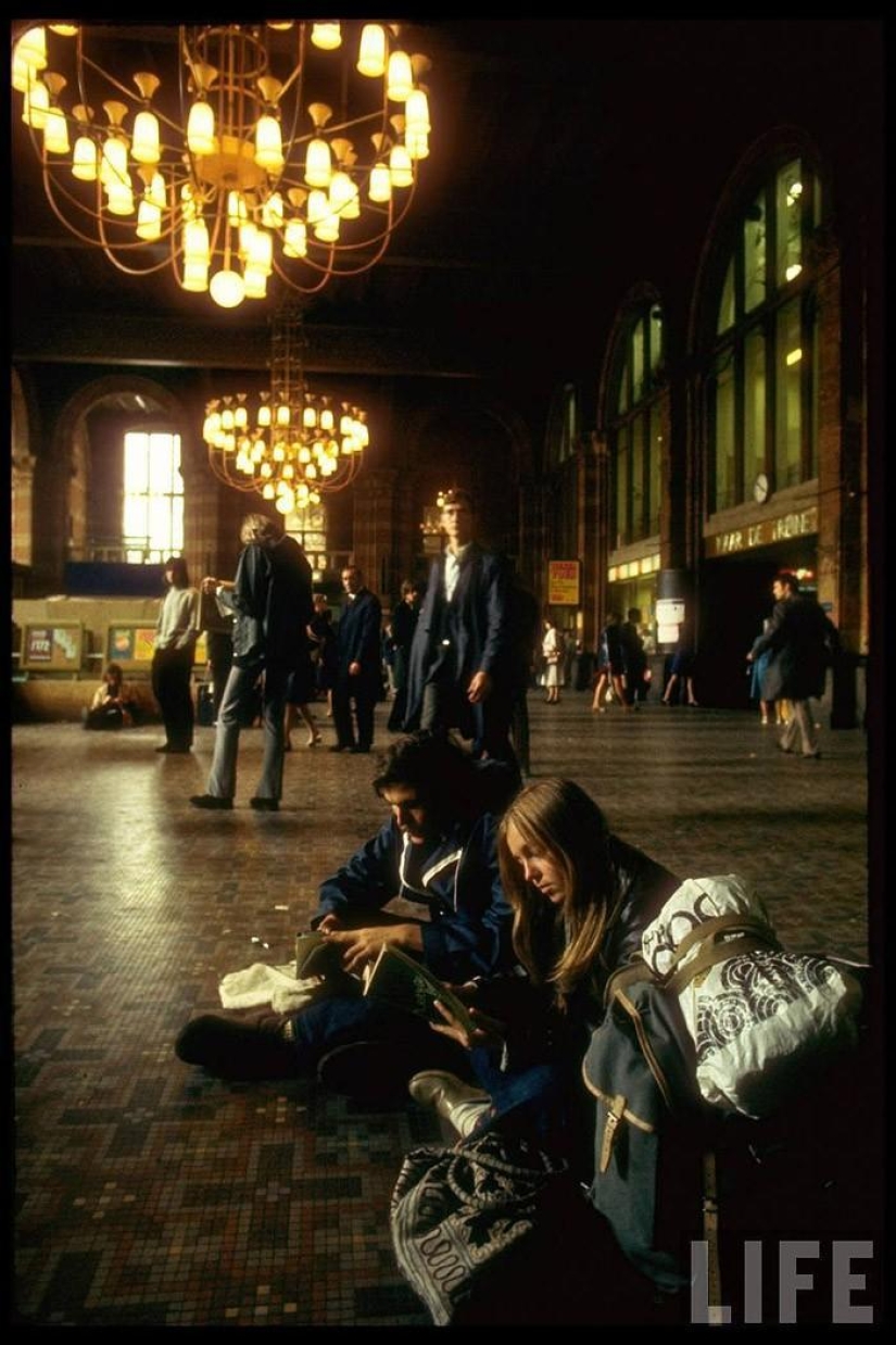 Traveling through Europe in 1970 by train