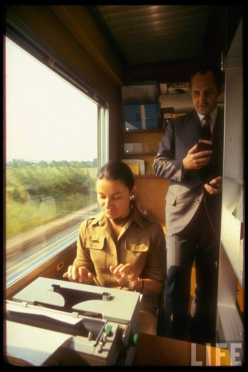 Traveling through Europe in 1970 by train