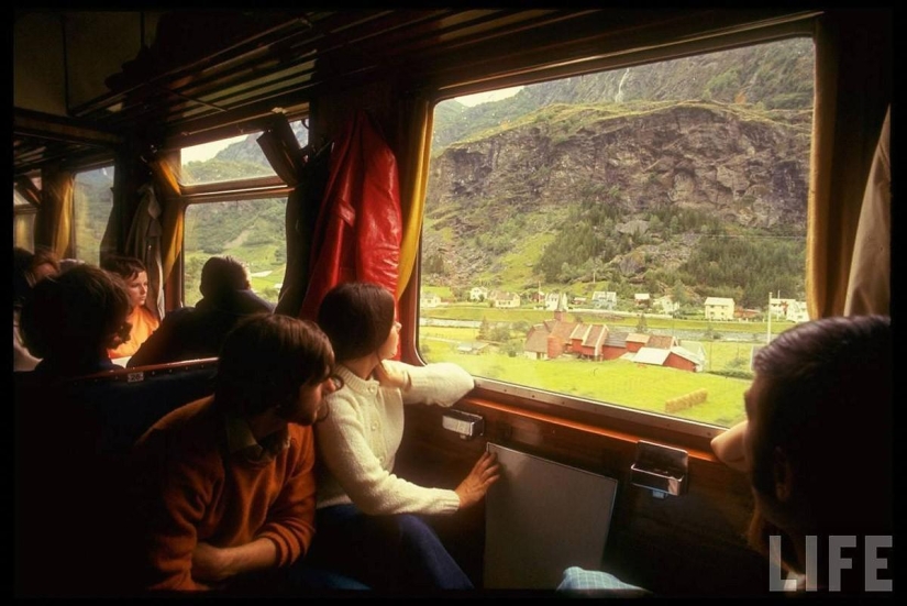 Traveling through Europe in 1970 by train