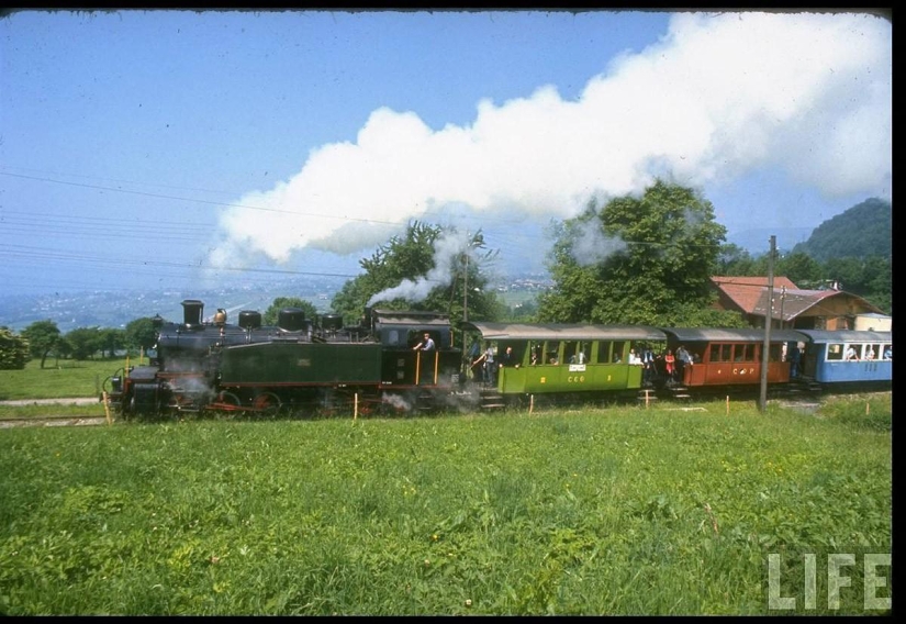 Traveling through Europe in 1970 by train