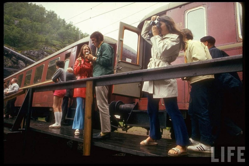 Traveling through Europe in 1970 by train