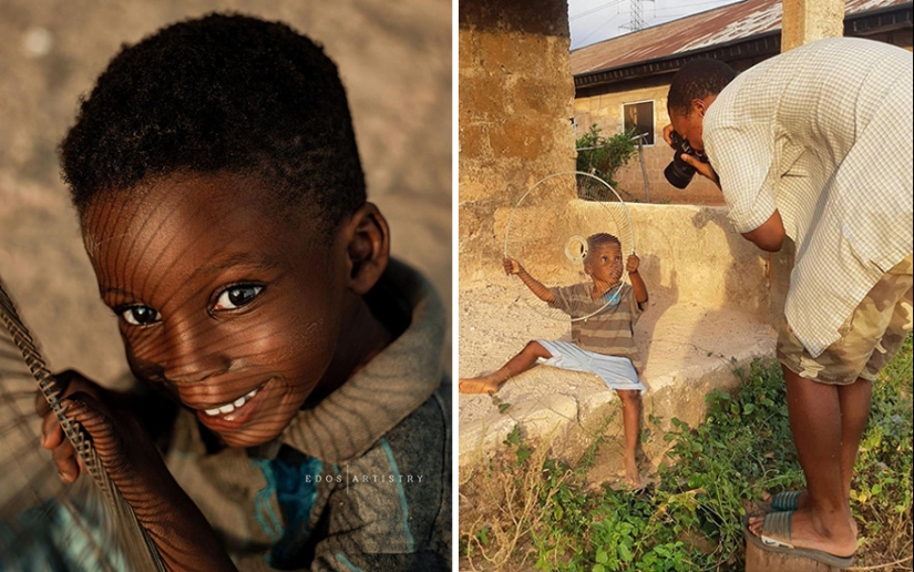 Un fotógrafo de Nigeria muestra detrás de las escenas de sus fotos Un fotógrafo de Nigeria muestra detrás de las escenas de sus fotos