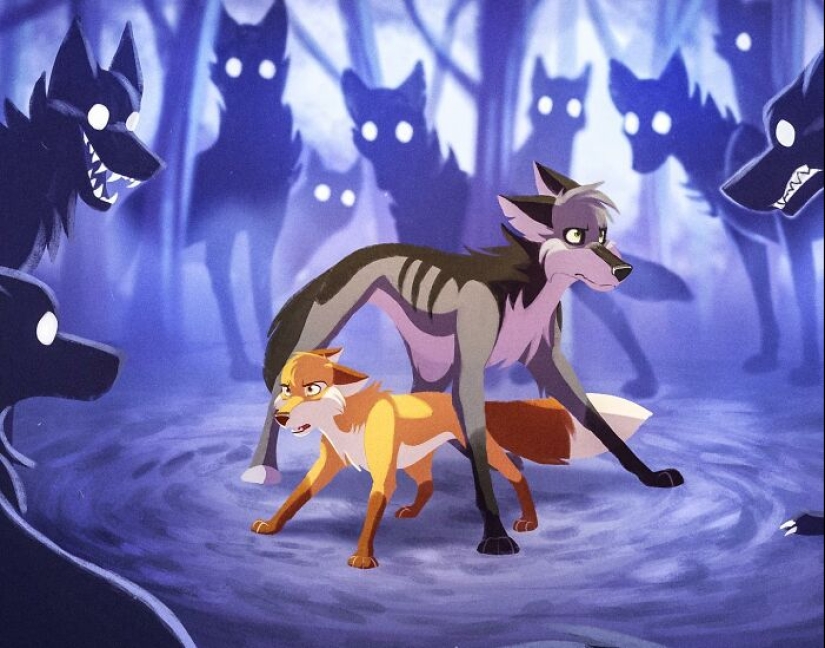 Un vistazo a las encantadoras aventuras de los animales a través de 14 cautivadoras ilustraciones de Skailla