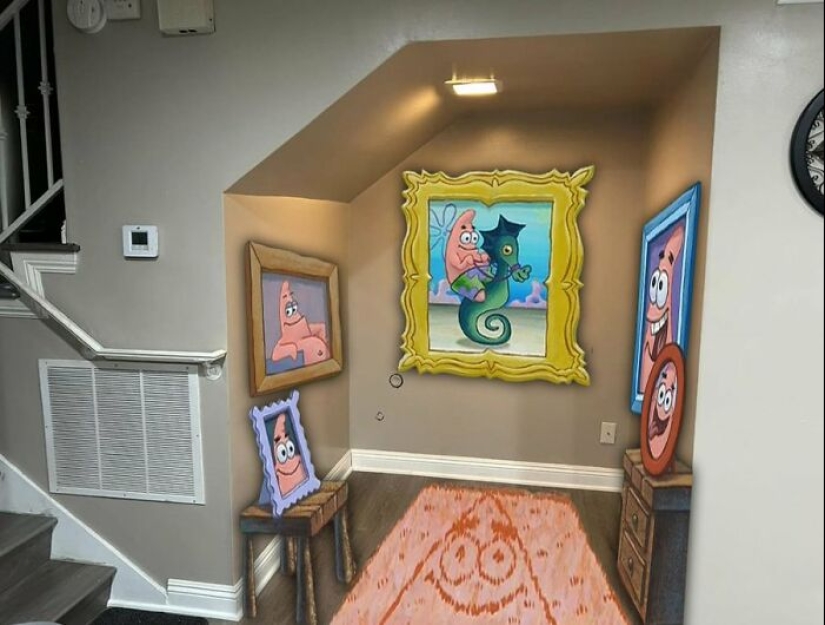 Una cuenta en Twitter preguntó qué hacer con un espacio debajo de las escaleras, e Internet respondió Una cuenta en Twitter preguntó qué hacer con un espacio debajo de las escaleras, e Internet respondió