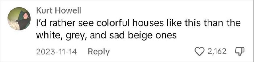 Una mujer muestra en línea su casa singularmente colorida y se vuelve viral mientras los internautas quedan hipnotizados por ella
