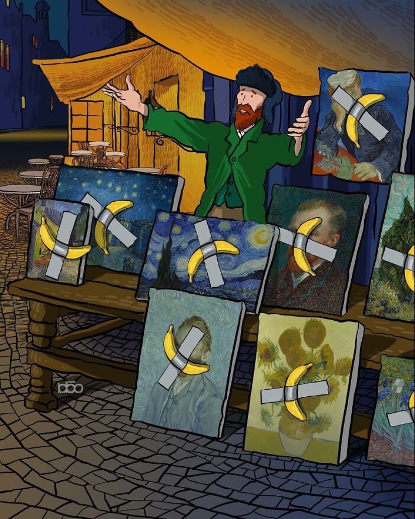 Vincent Van Gogh y la modernidad: 20 ilustraciones coloridas de Alireza Karimi Moghaddam Vincent Van Gogh y la modernidad: 20 ilustraciones coloridas de Alireza Karimi Moghaddam