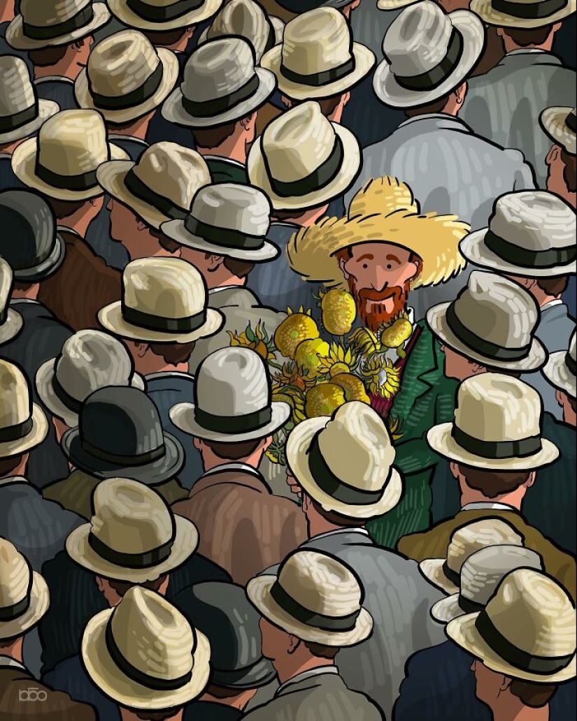 Vincent Van Gogh y la modernidad: 20 ilustraciones coloridas de Alireza Karimi Moghaddam Vincent Van Gogh y la modernidad: 20 ilustraciones coloridas de Alireza Karimi Moghaddam