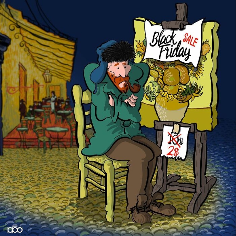 Vincent Van Gogh y la modernidad: 20 ilustraciones coloridas de Alireza Karimi Moghaddam Vincent Van Gogh y la modernidad: 20 ilustraciones coloridas de Alireza Karimi Moghaddam