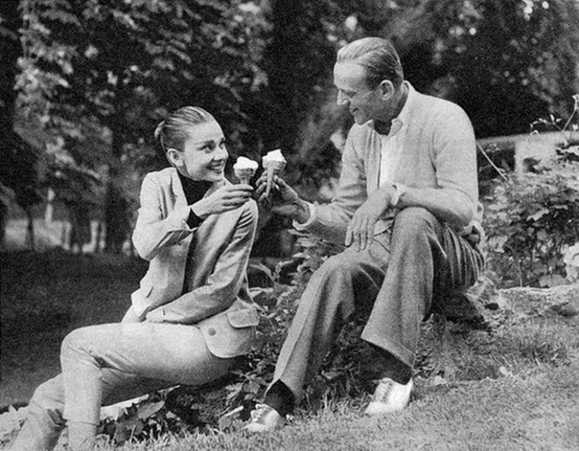 Vintage photos - celebrities and ice cream