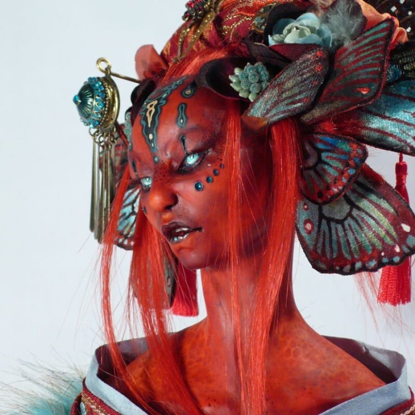 Virginie Ropar and her "dark" sculptures Virginie Ropar and her "dark" sculptures