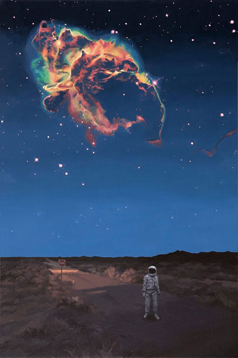 Wandering of a lonely astronaut on the wreckage of civilization Wandering of a lonely astronaut on the wreckage of civilization