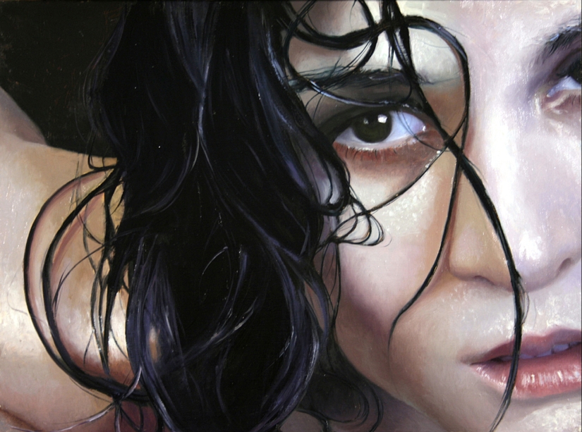 Wet girls in sensual paintings by artist Alissa Monks Wet girls in sensual paintings by artist Alissa Monks