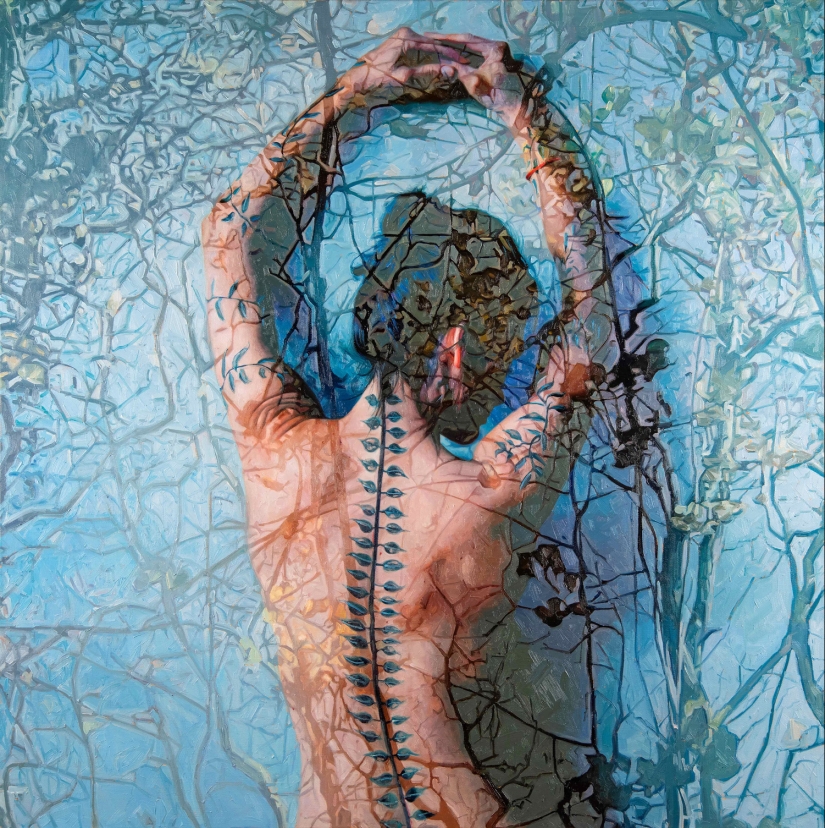 Wet girls in sensual paintings by artist Alissa Monks Wet girls in sensual paintings by artist Alissa Monks