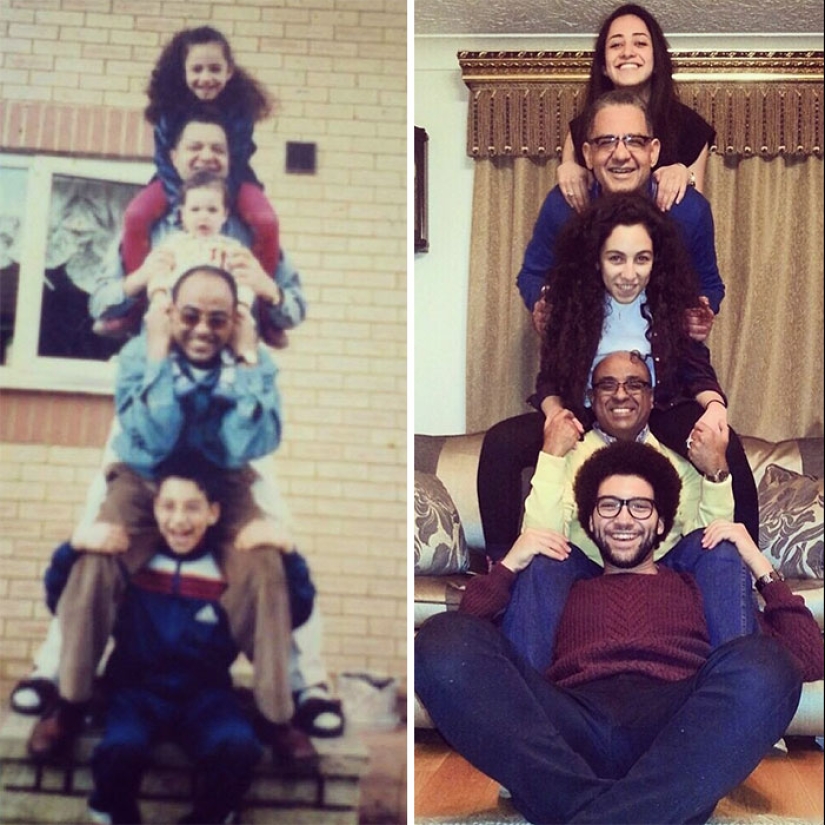 What has grown, has grown — the 19 best attempts to reproduce children's photos What has grown, has grown — the 19 best attempts to reproduce children's photos