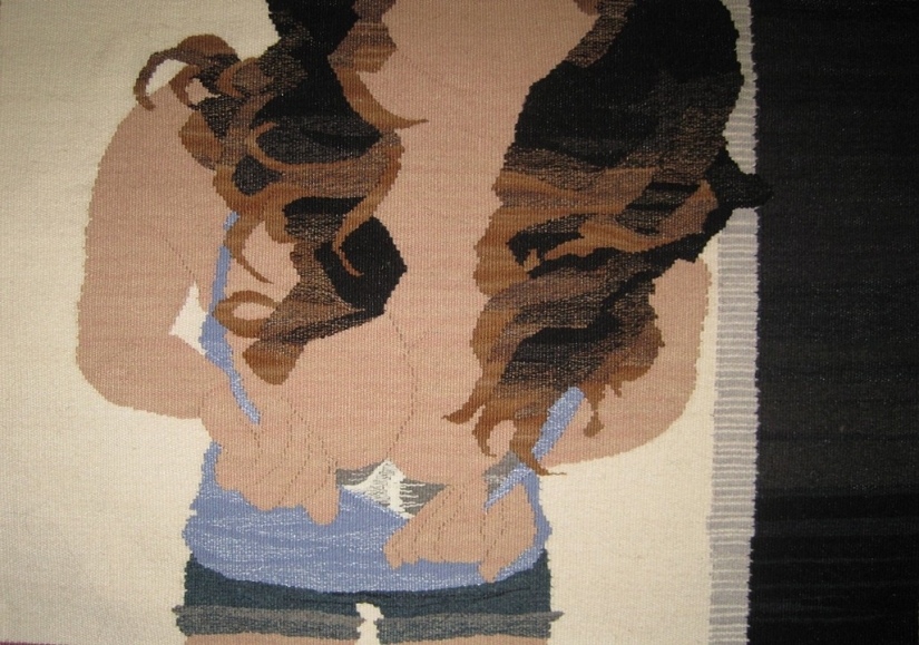 Woven debauchery by Erin M. Riley Woven debauchery by Erin M. Riley