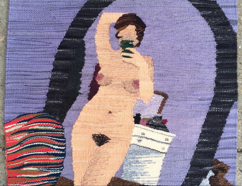 Woven debauchery by Erin M. Riley Woven debauchery by Erin M. Riley