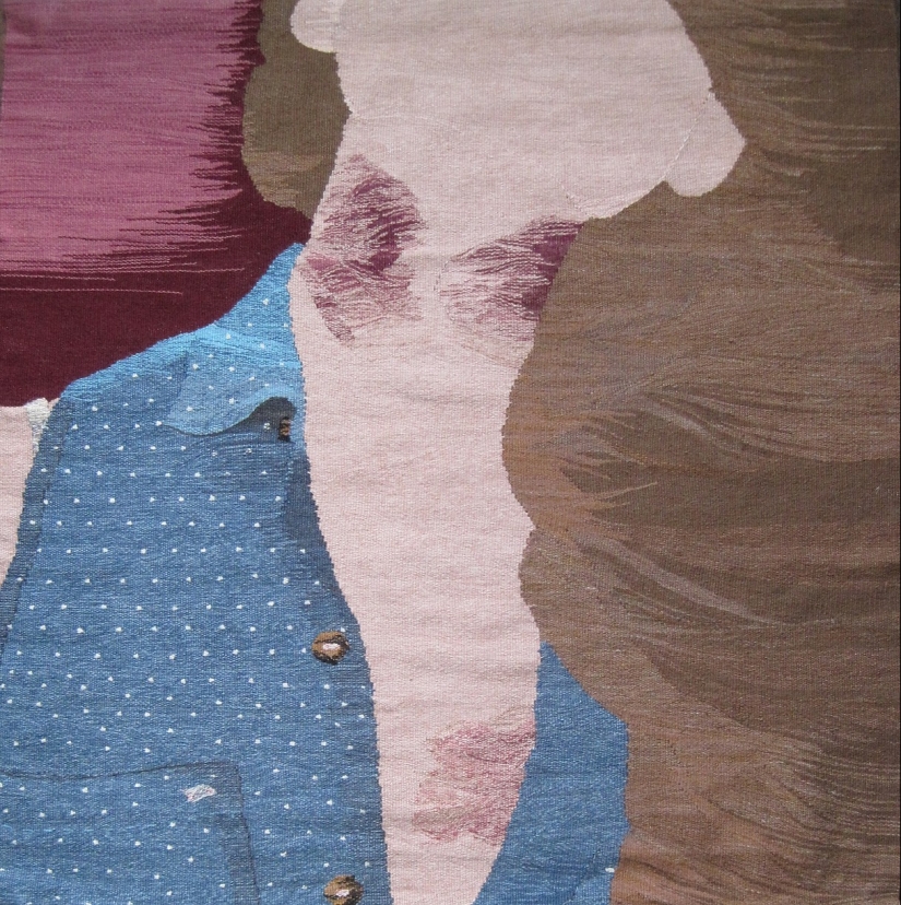 Woven debauchery by Erin M. Riley Woven debauchery by Erin M. Riley