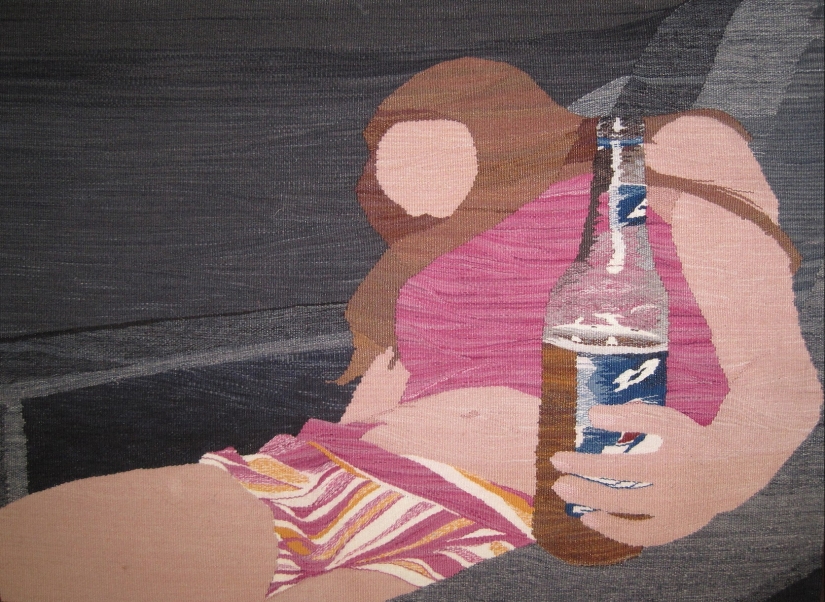 Woven debauchery by Erin M. Riley Woven debauchery by Erin M. Riley